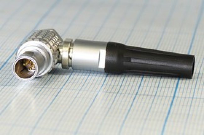 Штекер LEMO на три контакта, угловой; 13311 шт LEMO\3P\каб\угл\ d7\FHG-0B-303CLAD\
