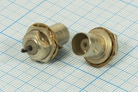 Разъем высокочастотный СР50- 73ПВ розетка, на блок гайка, B9.5, СР50- 73ПВ