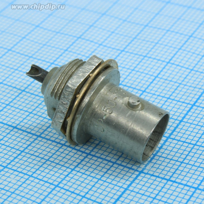 Разъем высокочастотный СР50- 73ПВ розетка, на блок гайка, B9.5, СР50- 73ПВ