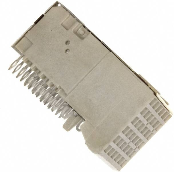 52057-102LF, Разъем, FCI Metral, 30 контакт(-ов), 2 мм, Гнездо, Прессовая Посадка, 5 ряд(-ов)