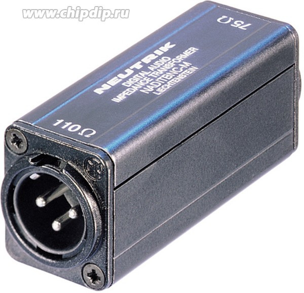 NADITBNC-M, XLR Connectors BNC JACK TO XLR PLG