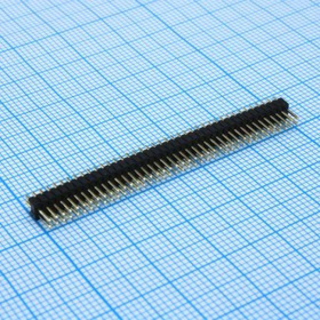 DS1031-06-2X40P8BV41-3A, (PLLD1.27-80), Вилка штыревая 1.27 мм на плату, 2X40
