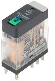 RXG22FD, Реле: электромагнитное; DPDT; Uобмотки: 110ВDC; 5A/250ВAC; 5А