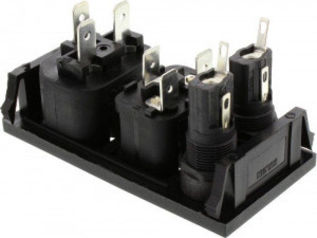 BZV09/Z0000/04, IEC Connector, Inlet / Outlet, C14, F Type, 250V, None