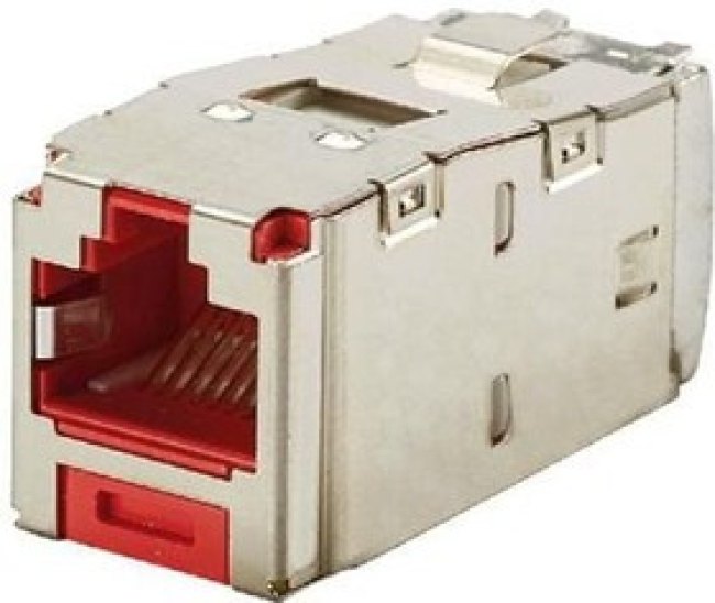 CJS6X88TGRDY, Modular Connectors / Ethernet Connectors Minicom MOD, CAT6A Shielded, 8 pos