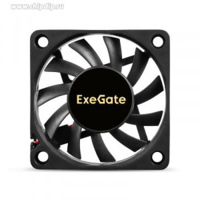 EX295224RUS, Вентилятор 12В DC ExeGate ExtraPower EP06010B2P (60x60x10 мм, 2-Ball (двойной шарикоподшипник), 2pin, 3200RPM, 26dBA)