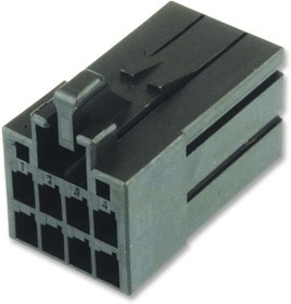 2-1318119-4, Корпус разъема, Dynamic D2100D, Гнездо, 8 вывод(-ов), 2.5 мм