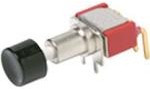 8168SHCQE2, Pushbutton Switches SPDT ON-MOM PCB BLK 8168SHCQE2, Pushbutton Switches SPDT ON-MOM PCB BLK