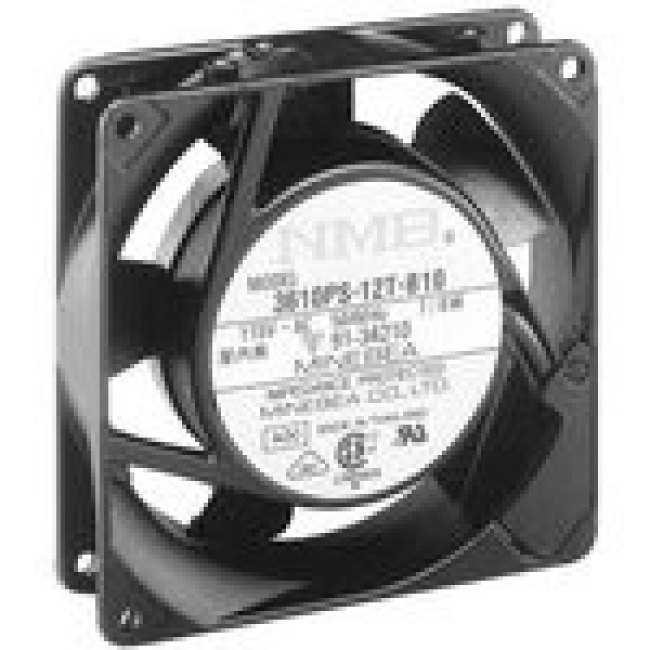 09225PB-A1L-EA-00, AC Axial Fan, Square, 92 мм, 25 мм, Качения, 34.5 фут³/мин