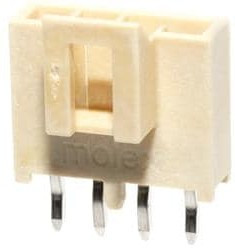 105309-2204, Headers &amp; Wire Housings NanoFit Hdr VT 4Ckt SR KNK Pns Ntl 15Au