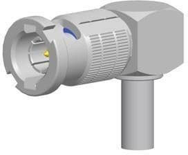 034-5012, RF Connectors / Coaxial Connectors HD-BNC Male R/A RG-178 50 Ohm