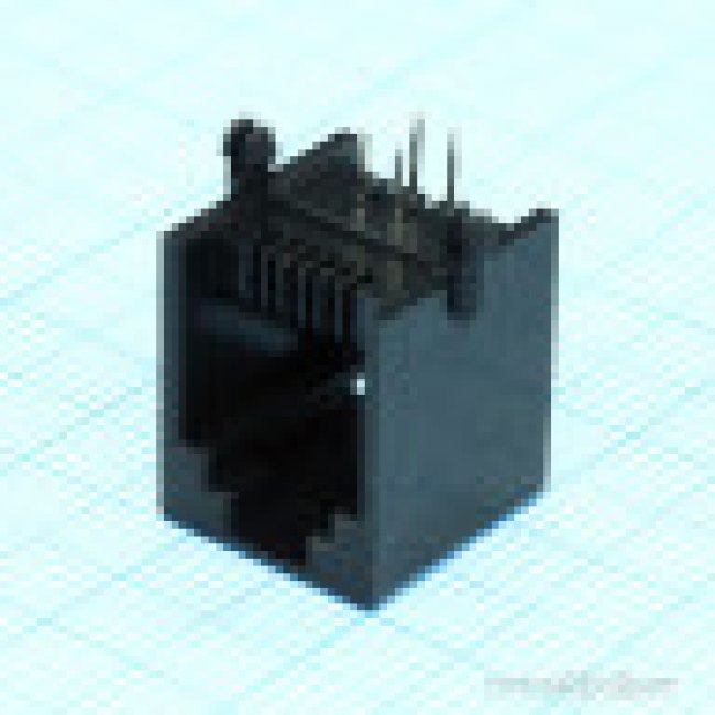 Разъём телефонный KLS12-124-6P4C-W/O-1-01 / TJ1A-6P4C
