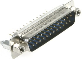DPBS-25M (DS1034 25M) с креплением, Вилка на плату 25pin