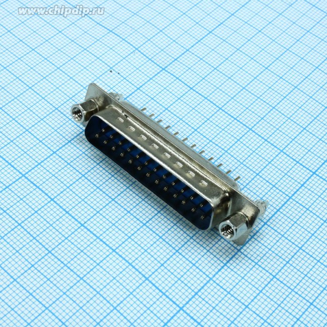 DPBS-25M (DS1034 25M) с креплением, Вилка на плату 25pin