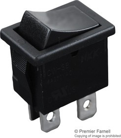 R1973BBLKBLKEF0, ROCKER SWITCH, DPST, 9A, 125V, PANEL R1973BBLKBLKEF0, ROCKER SWITCH, DPST, 9A, 125V, PANEL
