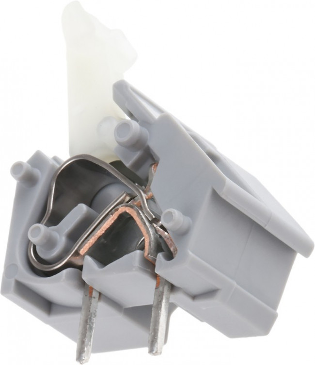 PCB terminal, 1 pole, pitch 10 mm, AWG 28-12, 24 A, cage clamp, gray, 256-601