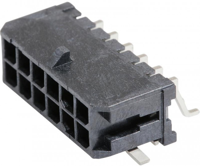 43045-1210, Headers & Wire Housings Microfit 3.0 RA SMT Nail DR 15Au 12 Ckt 43045-1210, Headers & Wire Housings Microfit 3.0 RA SMT Nail DR 15Au 12 Ckt