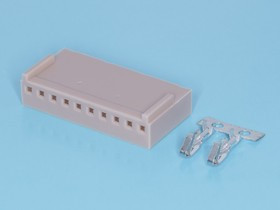 HU-10, Разъем питания 10 контактов, гнездо на кабель, шаг 2,54мм HU-10, Разъем питания 10 контактов, гнездо на кабель, шаг 2,54мм