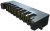 UPS-06-01-01-L-RA, Power to the Board .150" PowerStrip/20 A Dual Blade Power Socket Strip