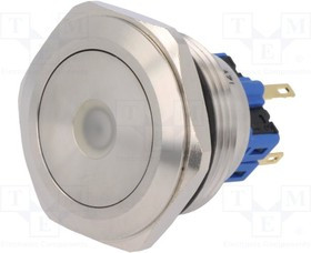 V30-21D-12R-S, Переключатель: антивандальный, Пол: 2, SPDT, 3A/220ВAC, 5A/24ВDC