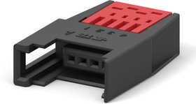 1-1746741-4, 4-Way RITS Connector for Cable Mount, 1-Row