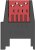 1-1746741-4, 4-Way RITS Connector for Cable Mount, 1-Row