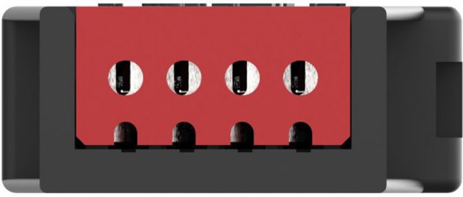 1-1746741-4, 4-Way RITS Connector for Cable Mount, 1-Row