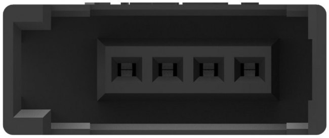 1-1746741-4, 4-Way RITS Connector for Cable Mount, 1-Row