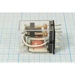 Реле промежуточное на ток до 5А, две группы контактов на переключение, рабочее напряжение 220В АС, H