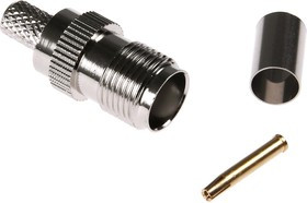 HYR-0206B (TNC-7415B) (GT-206), Разъем TNC гнездо RG-59, обжим (Crimp)