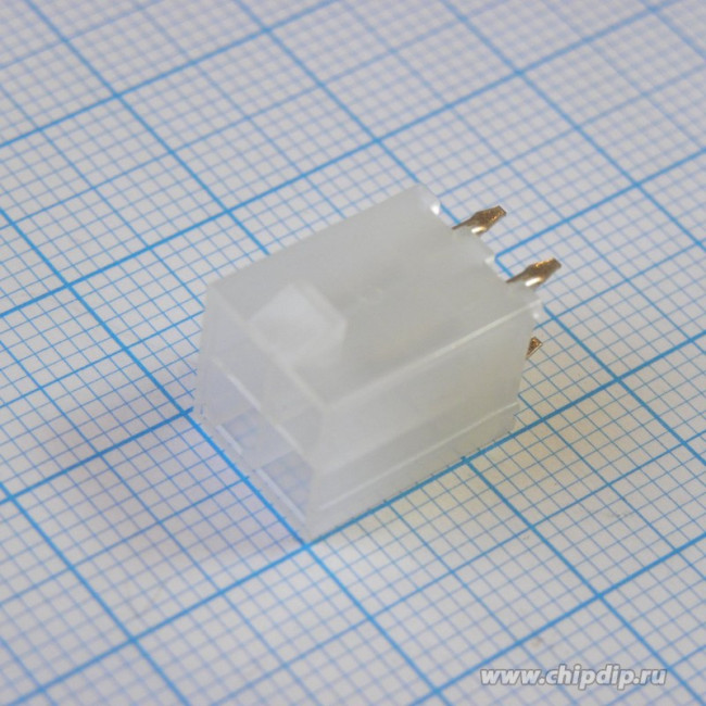 3928-1043, mini-fit вилка на плату 2х2, 4.2мм серия 5566 MF-2x2MA(MF-04MA) 3928-1043, mini-fit вилка на плату 2х2, 4.2мм серия 5566 MF-2x2MA(MF-04MA)