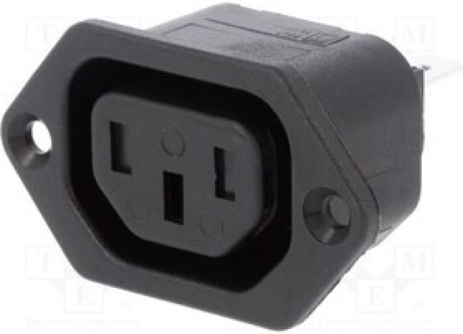 PX0793/63, Разъем: питания AC, гнездо, "мама", 10А, 250ВAC, IEC 60320, C13 (F) PX0793/63, Разъем: питания AC, гнездо, "мама", 10А, 250ВAC, IEC 60320, C13 (F)