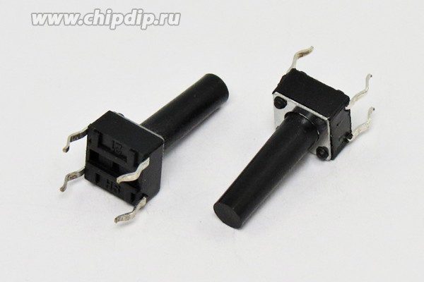 Тактовая кнопка, 6.0x 6.0x15.0, алгоритм работы NO, контакты 4PF