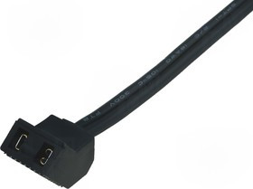 B2-03, Провод: питающий, для вентиляторов, Вилка: угловая 45°, 0,3м B2-03, Провод: питающий, для вентиляторов, Вилка: угловая 45°, 0,3м