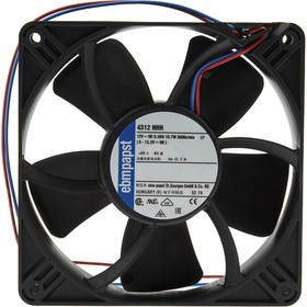 4312NHH, 4300 N - S-Panther Series Axial Fan, 12 V dc, DC Operation, 8.3W, 119 x 119 x 32mm 4312NHH, 4300 N - S-Panther Series Axial Fan, 12 V dc, DC Operation, 8.3W, 119 x 119 x 32mm