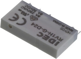 RV1H-G-D24, Industrial Relays RV 6mm Relay SPDT 24VDC