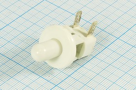 Выключатель нажимной без фиксации Концевой выключатель, 220В/2.5А; №2857 ПКонц \220\ 2,5\(SPST)-NO\ d19,2\\PBS-19C-3\