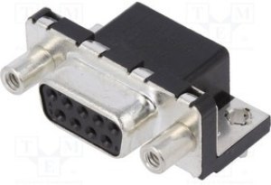 LD09S13A4GV00LF, Разъем D-Sub; PIN: 9; гнездо; "мама"; на PCB,клипс LD09S13A4GV00LF, Разъем D-Sub; PIN: 9; гнездо; "мама"; на PCB,клипс