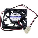 KF0610H1M-R, вентилятор 12В 60х60х10мм подшипник скольжения