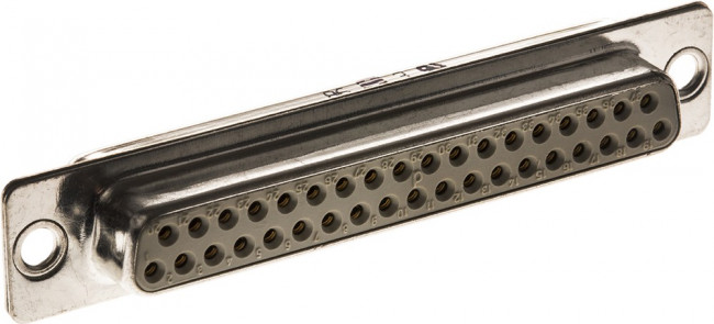 09670374704, D-Sub Standard Connectors 37P FEMALE STRT SLDR