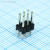 DS1021-2x3SF11-B, Plugin,P=2.54mm Pin Headers ROHS