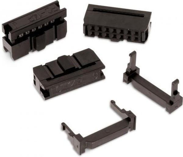 61201423021, 14-Way IDC Connector Socket for Cable Mount, 2-Row