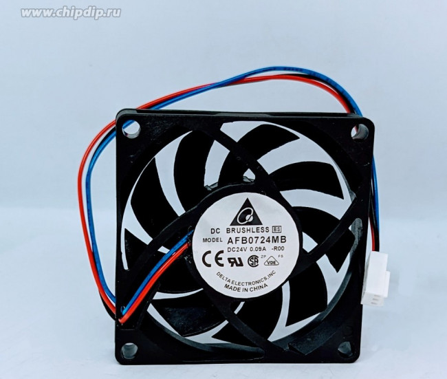 Вентилятор Delta Electronics AFB0724MB 24v 0.09A 70x15 3pin