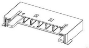 5040501091, Conn Shrouded Header (4 Sides) HDR 10 POS 1.5mm Solder RA Side Entry SMD Pico-Lock T/R 5040501091, Conn Shrouded Header (4 Sides) HDR 10 POS 1.5mm Solder RA Side Entry SMD Pico-Lock T/R