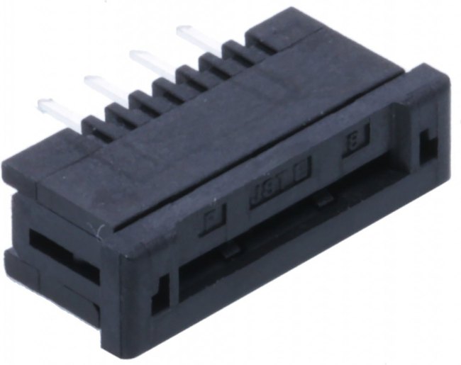 08FMZ-BT (LF)(SN), 1mm Pitch 8 Way Straight Female FPC Connector 08FMZ-BT (LF)(SN), 1mm Pitch 8 Way Straight Female FPC Connector