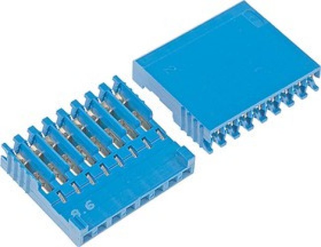 281786-8, AMPMODU HE14 Female Connector Housing, 2.54mm Pitch, 8 Way, 1 Row 281786-8, AMPMODU HE14 Female Connector Housing, 2.54mm Pitch, 8 Way, 1 Row