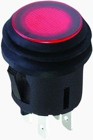 KFB3ALA2RBB, Pushbutton Switches DPST On-Off Illum 10A 125VAC