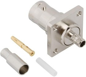 112288-11, RF Connectors / Coaxial Connectors BNC PANEL CRIMP JK 174 3-56 TAP HOLES