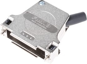 FMK3 / 1727040099, FMK Series Die Cast Zinc Angled D Sub Backshell, 25 Way, Strain Relief