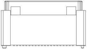10144517-083802LF, Board to Board &amp; Mezzanine Connectors Rec, R3, 80Pos